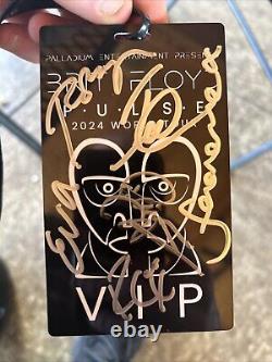 Brit Floyd Pulse World Tour 2024 VIP Pass Autographed Signed