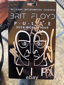 Brit Floyd Pulse World Tour 2024 VIP Pass Autographed Signed