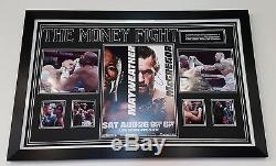CONOR MCGREGOR SIGNED Photo Picture Autograph Display vs Floyd Mayweather