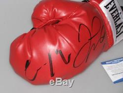 CONOR McGREGOR & FLOYD MAYWEATHER Hand Signed Boxing Glove +PSA BAS COA