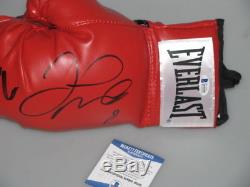CONOR McGREGOR & FLOYD MAYWEATHER Hand Signed Boxing Glove +PSA BAS COA