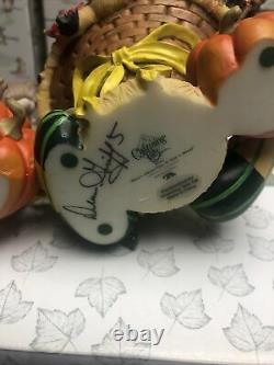 Charming Tails Fitz and Floyd Theres Always Time To Visit Friend 98/402 SIGNED