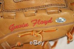 Circa 2002 Gavin Floyd, Signed Game Worn, Nike PPro Gold Baseball Glove, PSA/JSA