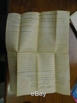 Confederate Genl John B. Floyd Signed Document Virginia Lost Battle Ft. Donelson