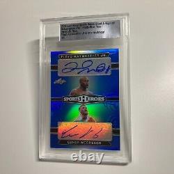 Conor McGregor Floyd Mayweather 2018 Leaf Metal Autographed Auto Card 1/1 one of