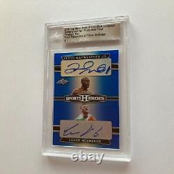 Conor McGregor Floyd Mayweather 2018 Leaf Metal Autographed Auto Card 1/1 one of