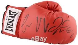 Conor McGregor & Floyd Mayweather Autographed Everlast Boxing Glove BAS COA