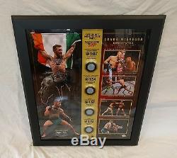 Conor McGregor Signed Collage 20x24 Photo UFC Champion MMA TMT Floyd COA