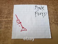 DAVID GILMOUR HAND SIGNED VG++ SLEEVE 1980 Pink Floyd Another Brick In The Wall