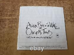 DAVID GILMOUR HAND SIGNED VG++ SLEEVE 1980 Pink Floyd Another Brick In The Wall