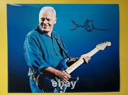 DAVID GILMOUR Hand Signed 10 X 8 Photo Autograph Pink Floyd Singer FREE POSTAGE