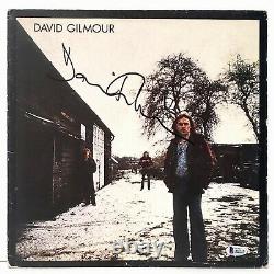 DAVID GILMOUR Pink Floyd Signed Autographed Album LP with Vinyl Beckett BAS A67578