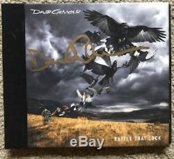DAVID GILMOUR Pink Floyd Signed / Autographed Rattle That Lock CD RARE