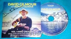 DAVID GILMOUR & Polly Samson signed autographed Yes, I Have Ghosts CD PINK FLOYD