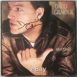 DAVID GILMOUR RARE Pink Floyd Signed / Autographed Promo Album LP FA LOA