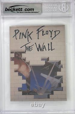 DAVID GILMOUR Signed 4x6 Slabbed Card Cut The Wall Pink Floyd BAS