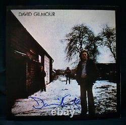 DAVID GILMOUR Signed Solo AlbumNear Mint Album! Pink FloydPsych RockStrat