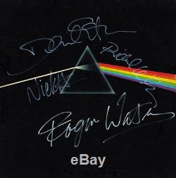 Dark Side Of The Moon Album Signed by Pink Floyd 1980 Uniondale, New York