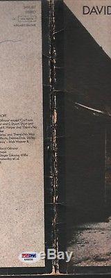 David Gilmour, Nick Mason, Willie Wilson. Signed 1978 album. Pink Floyd. PSA LOA