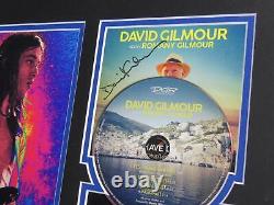 David Gilmour PINK FLOYD Signed Autograph Auto Framed CD Display JSA