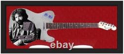 David Gilmour Pink Floyd Facsimile Autographed Signed Graphics Photo Guitar