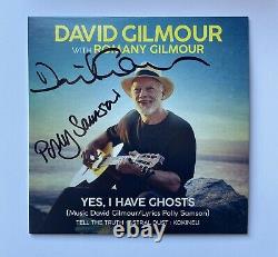 David Gilmour Pink Floyd Hand Signed Yes I Have Ghosts CD Polly Samson Book