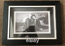 David Gilmour Pink Floyd Polly Samson Hand Signed Photo Framed Display Rare