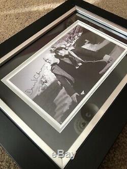 David Gilmour Pink Floyd Polly Samson Hand Signed Photo Framed Display Rare