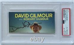David Gilmour Pink Floyd Signed Autographed CD Cover Cut PSA DNA COA Certified