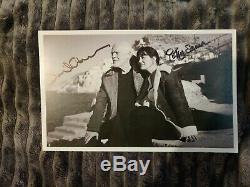 David Gilmour & Polly Samson Hand Signed 9x6 Photo Pink Floyd Rare