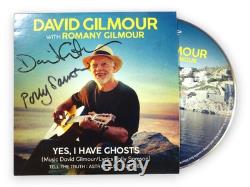 David Gilmour Polly Samson Signed Autographed CD Cover Pink Floyd BAS AE08754