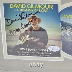 David Gilmour Polly Samson Signed Yes I Have Ghosts CD JSA LOA Pink Floyd