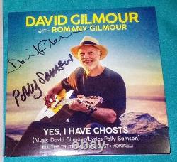 David Gilmour & Polly Signed Autographed Yes I have Ghosts CD + book PINK FLOYD