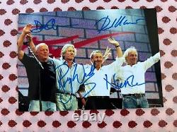 David Gilmour Roger Waters Pink Floyd 6x8 signed photo autographed coa