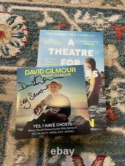 David Gilmour Signed 4 track cd Autograph PINK FLOYD Rare Polly Samson Book