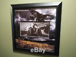 David Gilmour Signed BECKETT Photo Samson Pink Floyd Rattle That Lock LP Album