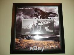 David Gilmour Signed BECKETT Photo Samson Pink Floyd Rattle That Lock LP Album