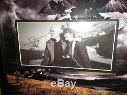 David Gilmour Signed BECKETT Photo Samson Pink Floyd Rattle That Lock LP Album