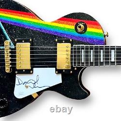 David Gilmour Signed Guitar Custom JSA COA Pink Floyd Dark Side of the Moon