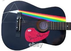 David Gilmour Signed Limited Edition Dark Side Of The Moon Guitar Pink Floyd PSA