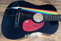 David Gilmour Signed Limited Edition Dark Side Of The Moon Guitar Pink Floyd PSA