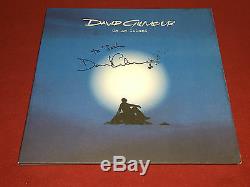 David Gilmour Signed Lp Autographed On An Island Pink Floyd Proof