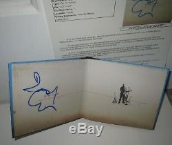 David Gilmour Signed On An Island CD Pink Floyd Rock Autograph Jsa Loa Letter