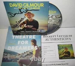 David Gilmour Signed Yes I Have Ghosts CD Pink Floyd Rock Autograph Beckett Loa