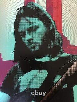 David Gilmour Super-rare Ap Autographed Foil Print #8/25 Pink Floyd