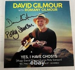 David Gilmour signed autographed CD Booklet Pink Floyd Rare