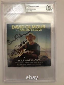 David Gilmour signed slabbed Beckett authenticated Yes I Have Ghosts Pink Floyd