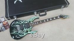 Dean MAB1 Armor Flame Guitar Michael Angelo Batio EMG Floyd Rose Case Signed