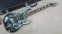 Dean MAB1 Armor Flame Guitar Michael Angelo Batio EMG Floyd Rose Case Signed