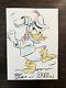 Disney Animator FLOYD NORMAN Signed Donald Duck Sailor Painting PSA AUTOGRAPH